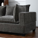 117.5'' Modular Sectional Sofa with Movable Storage Ottoman