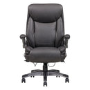 Bonded Leather Upholstered Office Chair With Adjustable Height And Armrest - Gray by HouseOfZazla