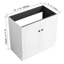 Modern Freestanding Bathroom Vanity With Soft Close Cabinet Doors by Unique Piece Furniture