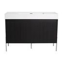 Freestanding Bathroom Vanity With Resin Sink And Storage Cabinet by HouseOfZazla