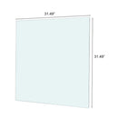 Square Tempered Glass Top