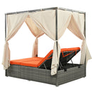 Adjustable Sun Bed With Curtain,High Comfort,With 3 Colors