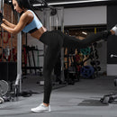 Women\'s High Waist Workout Leggings Tummy Control Compression Yoga Tight Pants Gym Pants Athletic Running Leggings with 25In Inseam No Front Seam