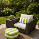 4 Pack Outdoor Lumbar Pillow Covers - 12x20 Inch