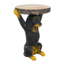 Whimsical Black Dog MGO Side Table