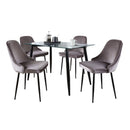 Clara Giovani - 5 Piece Contemporary Dining Set