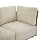 Velora 94.5 in. 4-Piece L Shaped Boucle Modular Sofa