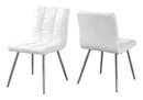 Side Upholstered Dining Chair Set of 2 for Dining Room by HouseOfZazla