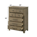Colton - Chest - Antique White Oak by Unique Piece Furniture