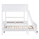 Full Over Full Bunk Bed With Desk