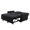 Convertible Sofa Bed Loveseat With Adjustable Backrest And USB Ports by HouseOfZazla