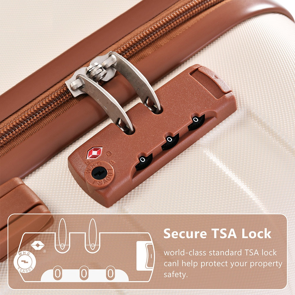 3-Piece Luggage Set - 20in Checked Suitcase with TSA Lock, photo 8 of 10