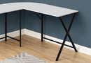 Contemporary L-Shaped Corner Computer Desk by HouseOfZazla