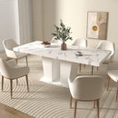 Extendable Dining Room Table for 6-10