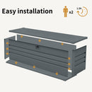 260 Gallon Metal Outdoor Deck Box