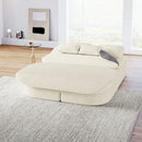 2 In 1 Foldable Sofa Bed With Multi Functional Blanket, Floor Lounge Sofa by HouseOfZazla
