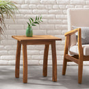 Patio Conversation Set with Acacia Wood Armchairs and End Table by HouseOfZazla