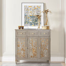 Dauphin - Handpainted Entryway Storage Cabinet - Gray Cashmere by HouseOfZazla