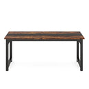 Large Computer Desk With Steel Frame for Home Office Workstation by HouseOfZazla