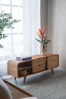 Teak Cabinet - Natural Wood / Brown by Unique Piece Furniture