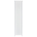 Dylan 68-inch 4-shelf Storage Bookshelf White High Gloss