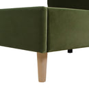 Stockholm - Modern Wavy Headboard Platform Bed by HouseOfZazla