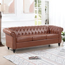 Rolled Arm Chesterfield 3 Seater Sofa by Unique Piece Furniture