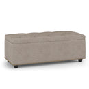 Hamilton - Upholstered Lift Top Rectangular Storage Ottoman by Unique Piece Furniture