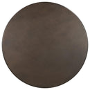 Round Dining Table & Pedestal Base - Brown