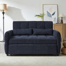 Loveseat Sofa Pull-Out Bed With Adjustable Backrest, 3 USB Ports And 2 Lumbar Pillows For Living Room by HouseOfZazla