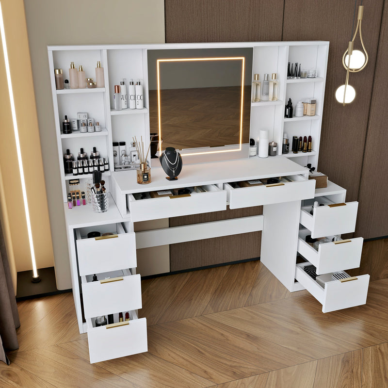 Makeup Vanity Desk with Mirror and Lights, photo 4 of 8
