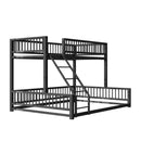 Bunk Bed With Ladder And Safety Guardrails by HouseOfZazla