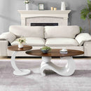 White Nesting Coffee Table Set of 2 by HouseOfZazla