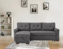 Sierra - Reversible Sleeper Sectional Sofa With Storage Chaise by Unique Piece Furniture