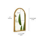 20'' Avri Mirror in Golden Beaded Retro Style
