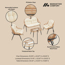 Pine - 4 Piece Outdoor Conversation Set by HouseOfZazla