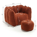 Soft Bean Bag Chair With High Resilient Foam by Unique Piece Furniture