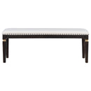 6-Piece Kitchen Dining Table Set, 62.7" Rectangular Table and 4 High-Back Tufted Chairs & 1 Bench for Dining Room and Kitchen (Espresso)