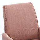 Mid-Back Liftable Office Chair in Light Pink