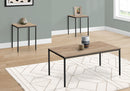 Table Set, Coffee, End, Contemporary, Modern (Set of 3)