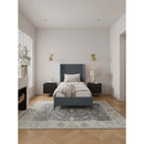 Promenade - Bed With Upholstered Headboard And Slats by HouseOfZazla