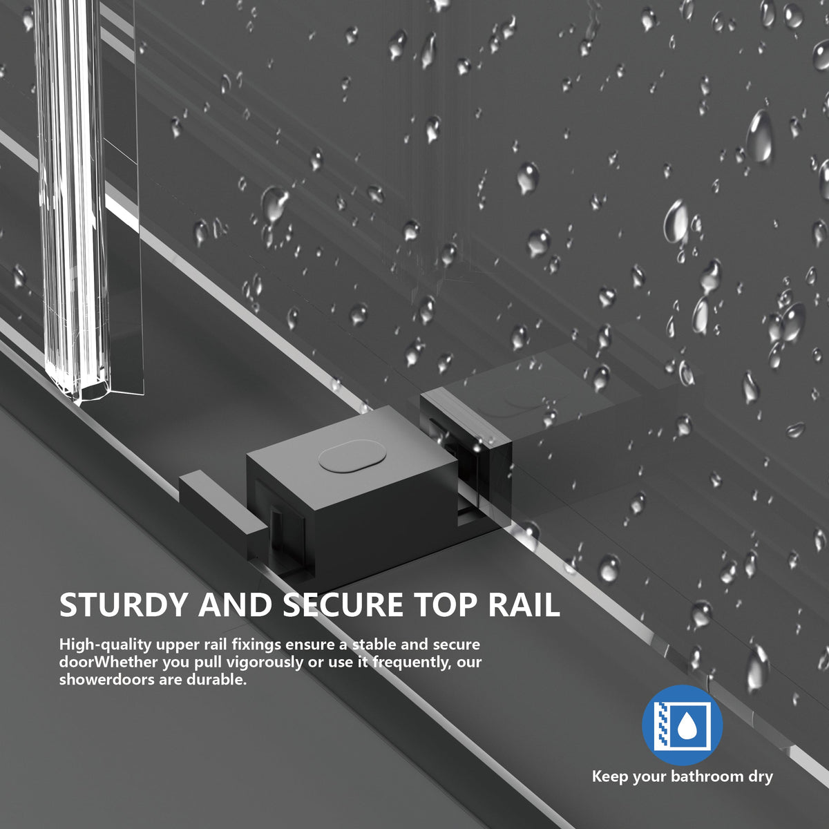 Frameless Shower Door - Double Sliding Design, photo 10 of 10