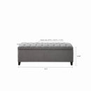 Elegant Design Tufted Top, Soft Close Storage Bench by Unique Piece Furniture
