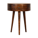 Semi Circle Nightstand - Chestnut by Unique Piece Furniture