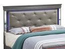 Bed With LED Light Accents Headboard by HouseOfZazla