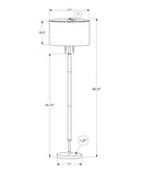 Floor Lamp Lighting - Black by HouseOfZazla