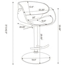 Ergonomic Adjustable Bar Stool