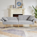 Modern Teddy Upholstered Accent Loveseat Sofa