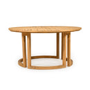 TREXM Patio Dining Table Set for 6 with Umbrella Hole