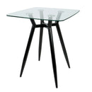 Clara - Mid Century Modern Square Table by HouseOfZazla